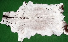 Luxury Goat hide Rug Hair on
