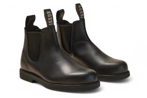 Rossi black chelsea leather - rossi,