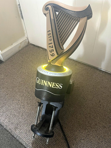 Guinness illuminated harp beer - illuminated,