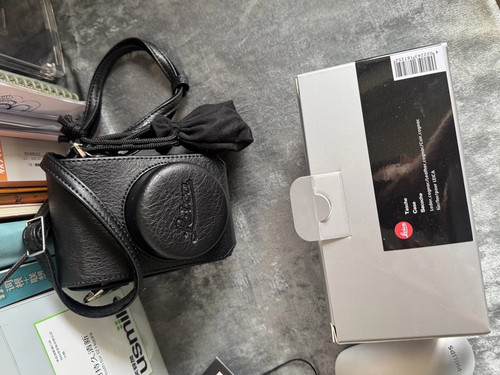 Leica real leather camera - leather,