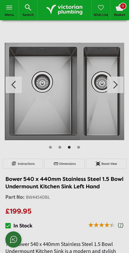 Bower 540x440mm stainless - bower,