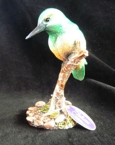 Kingfisher bird figurine - kingfisher,