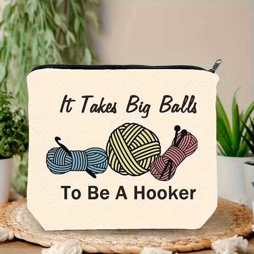 Zipped pouch knitting crochet - knitting,