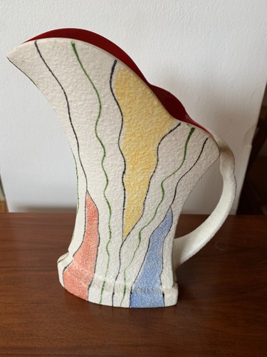 1950s crown devon textured jug - crown,
