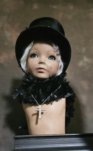 Antique vintage glass eyed - antique,