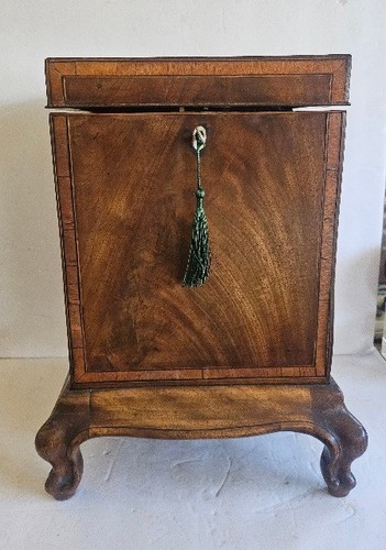 Antique footed cellarette - footed,