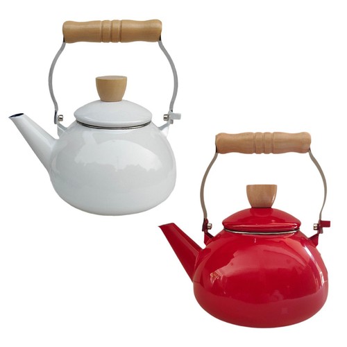 Enamel tea kettle - tea,