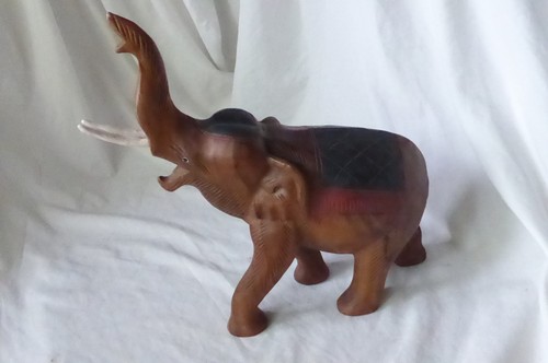 Vintage wooden elephant hand - vintage,