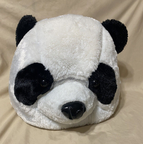 Adult size panda head - panda,
