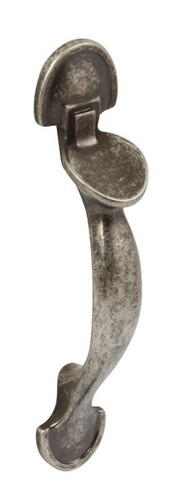 Antique pewter pull handle - antique,