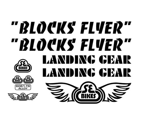 Racing blocks flyer bmx - se, flyer"