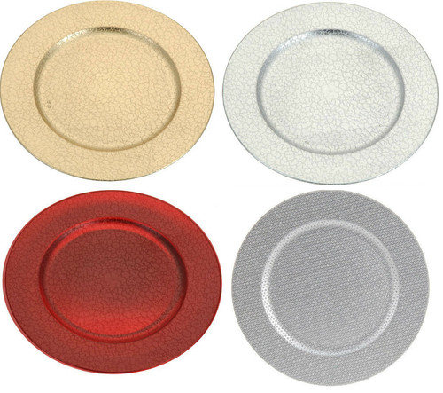 Set charger plates 33cm - 4,