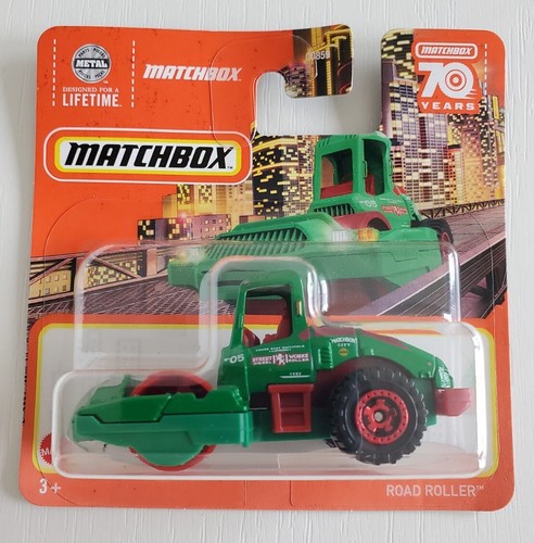 Matcbox road roller lower - road,