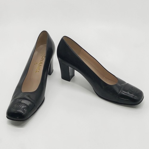 Chanel black leather - chanel,