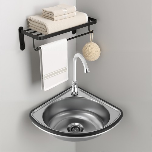 Single triangle wash basin - single,