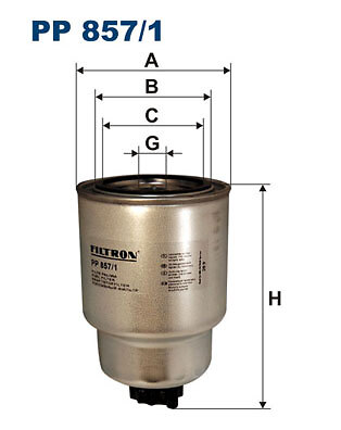 Filtron 857 fuel - filtron, pp