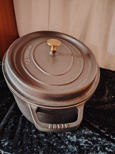 Staub grey oval - grey,