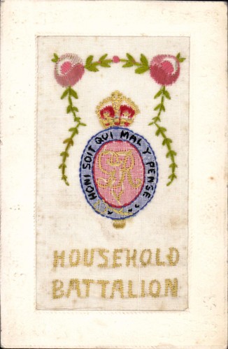 Ww1 regimental silk household - ww1,
