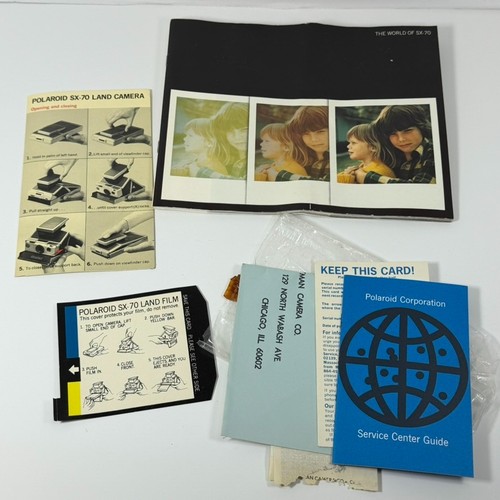Polaroid sx70 land camera - camera, vtg