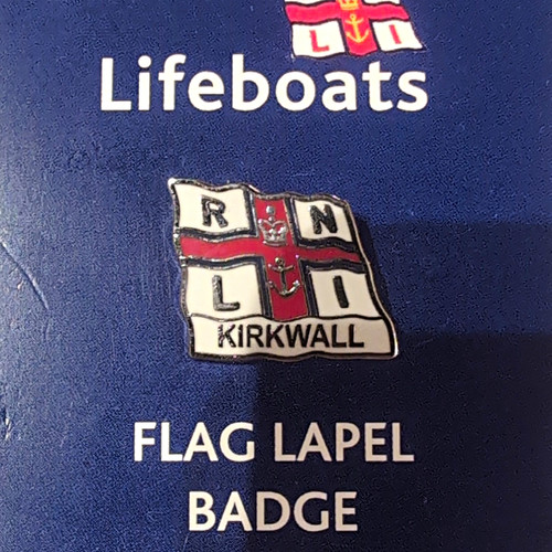 Rnli lifeboat badge kirkwall - badge,