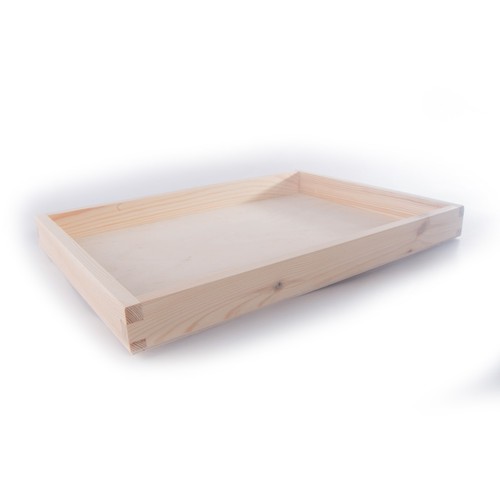 Rectangular wooden slim flat - wooden,