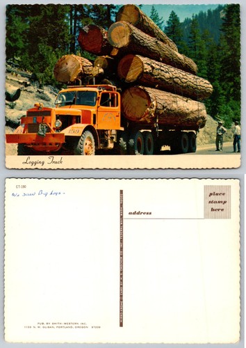 Vintage logging truck - vintage,
