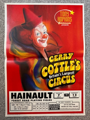 Gerry cottle circus - cottle's, poster