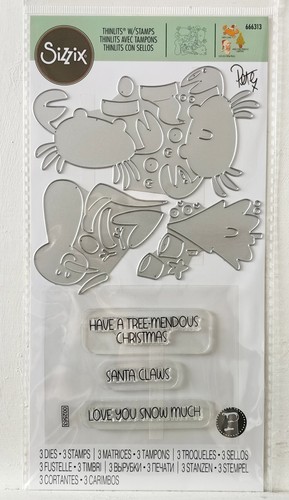 Sizzix stamp die set - stamp, &