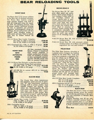 1977 print bear - print, of