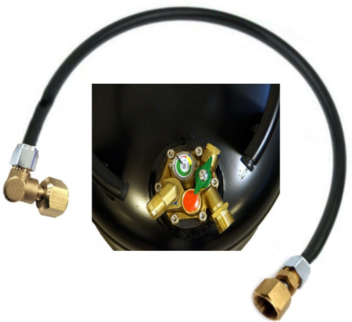 Lpg gas meter flexi - pipe, set