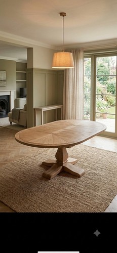 Solid oak round and - oak, oval