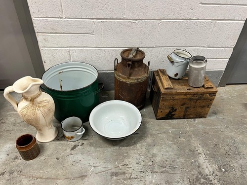 Vintage antique props milk - antique,