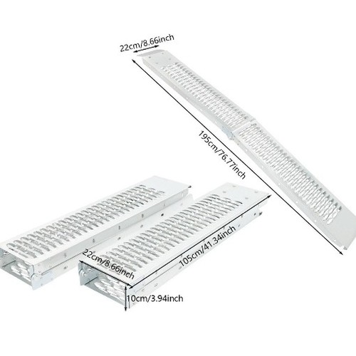 Steel folding loading ramps - steel,