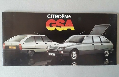 Citroen gsa brochure 1979 - gsa,