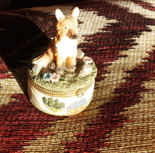 Fox trinket box regency - 3d,