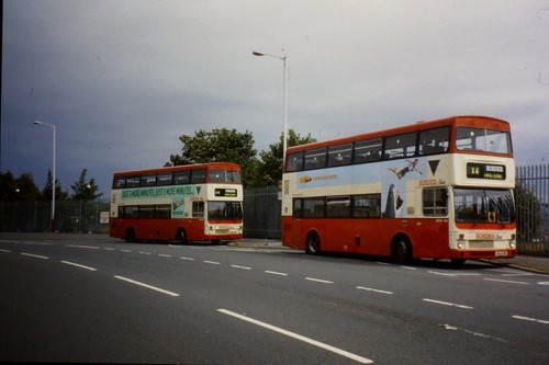 35mm original colour bus slide - colour,