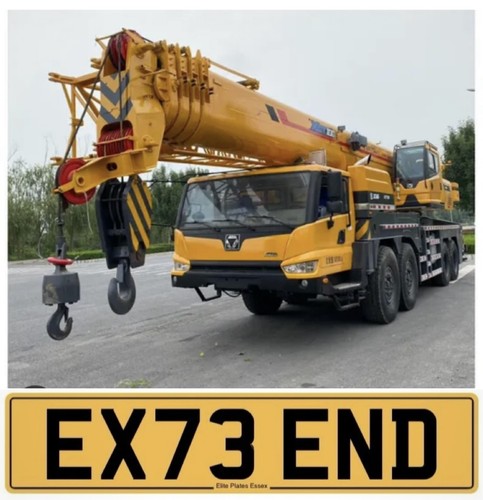 Cherished number plate crane - number,
