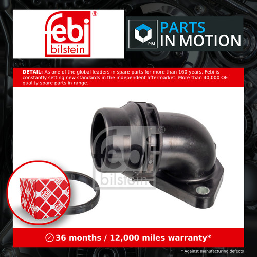 Coolant flange pipe fits - pipe,