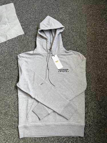 Maison kitsune grey hoodie - kitsune,