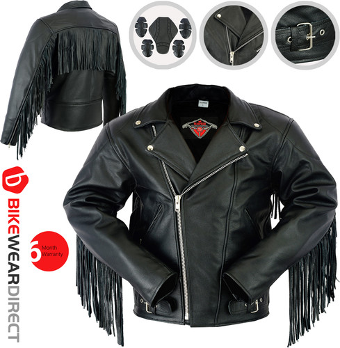 Leather tassel fringe - leather,