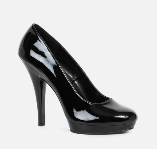 Black pin pumps high - pumps,