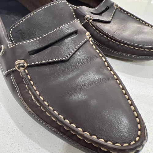 Tods italian leather shoes - leather,