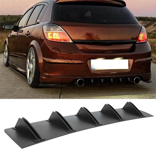 Rear diffuser bumper shark - rear, fin