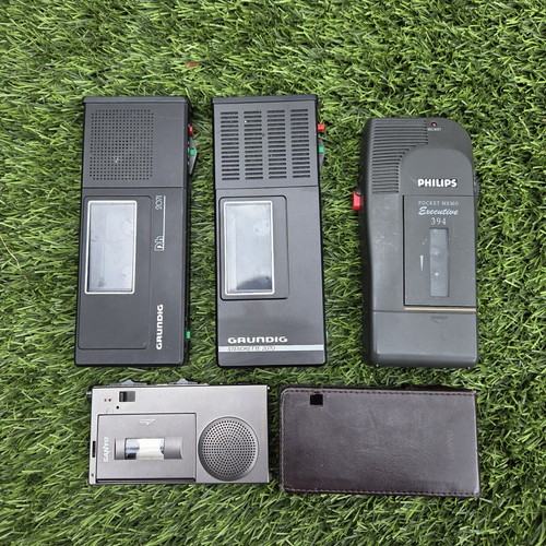 Bundle vintage dictaphones - bundle,