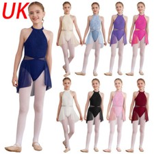 Kids Girls Lyrical Mesh Ballet