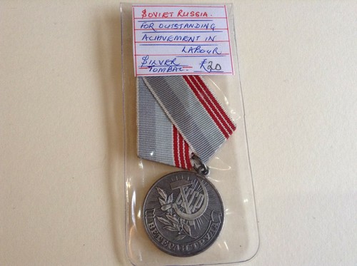 Ussr russian medal for - medal,