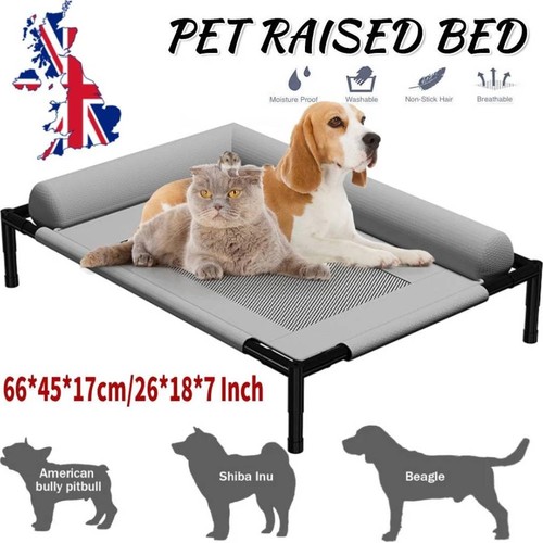 Elevated pet bed dog - bed, raised