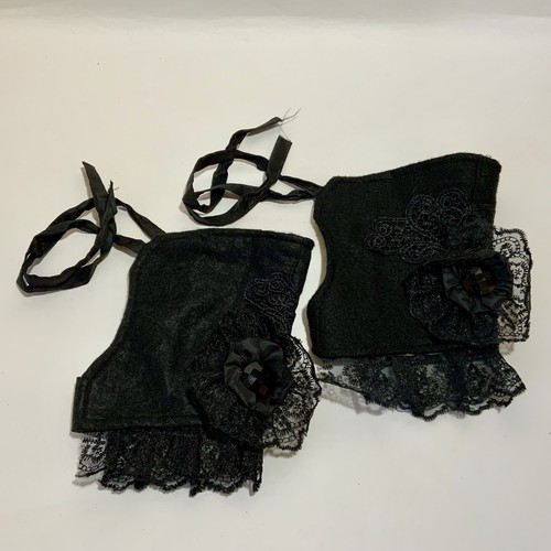 Gothic boot cuffs steampunk - boot,
