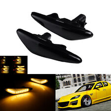 2x Dynamic LED Side Repeater Indicator Light For Mazda MX-5 RX-8 Nissan Lafesta