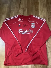 Liverpool Fc match worn Jacket Signed Hyypia 2008/09 XL